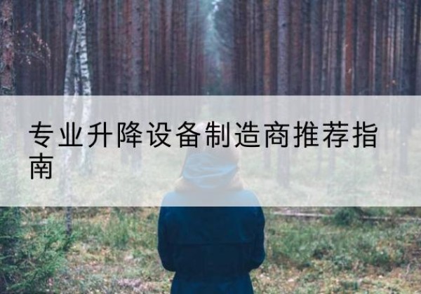 德保电动剪叉升降平台厂家-专业升降设备制造商推荐指南